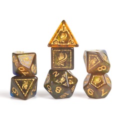 Sirius Dice Dungeons & Dragons Adventure Dice - Monk: Blue/Gold